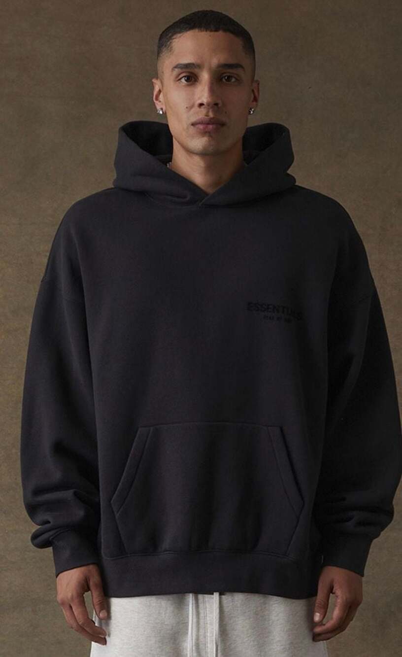 Fear of God Essentials Hoodie Black Size L
